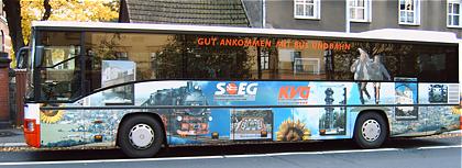 "Gut ankommen mit Bus und Bahn"