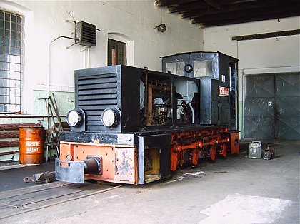 T 36 002 im Lokschuppen in Frýdlant