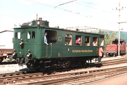 Dampftriebwagen CZm 1/2 der Uerikon-Bauma Bahn