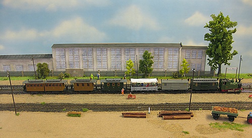 Im Modellbahnhof Olbersdorf Niederdorf wartet eine Version des historischen IK-Zuges