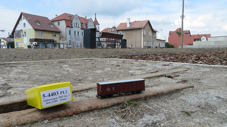 Bahnhofsgelände der früheren Schmalspurbahn