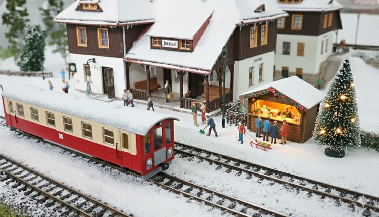 Winterlicher Advent im Kurort Jonsdorf