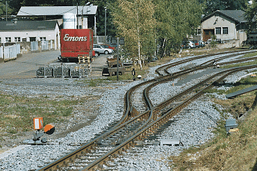 Rückfallweiche in Zittau Vorstadt als Animation