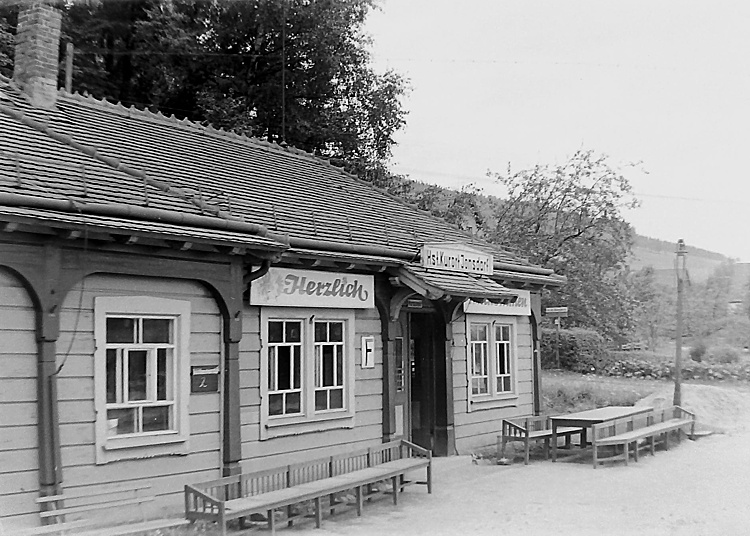 Jonsdorf Haltestelle im Jahr 1971