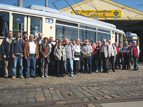 am Straßenbahnmuseum Dresden