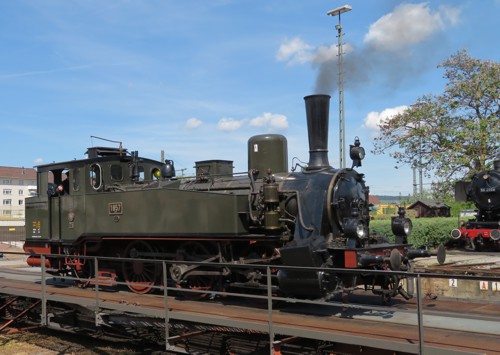 Süddeutsches Eisenbahnmuseum Heilbronn - preußische T9 mit der Nummer 1857
